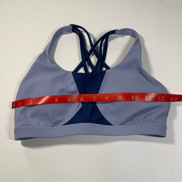 XS Buff Bunny “Namastay” Sports Bra Free Fallin Blue - Picture 6 of 15